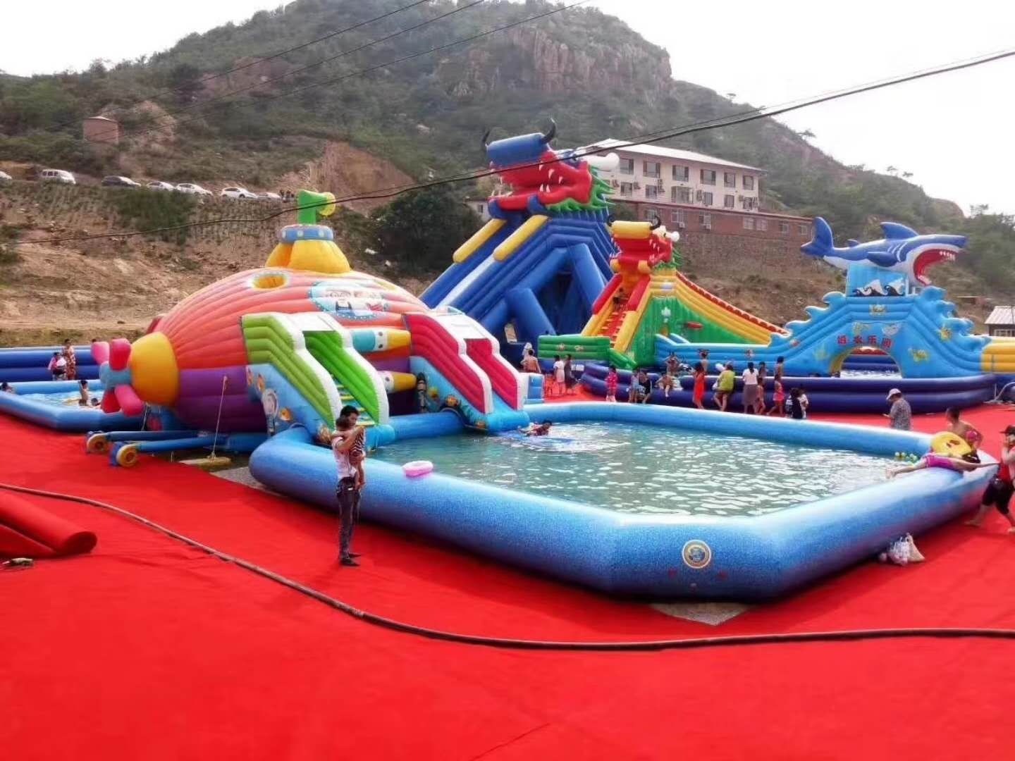 徐州深海潜艇儿童乐园充气游泳池